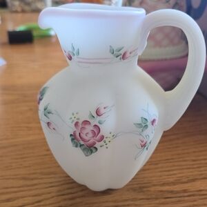 Fenton Glass Pitcher